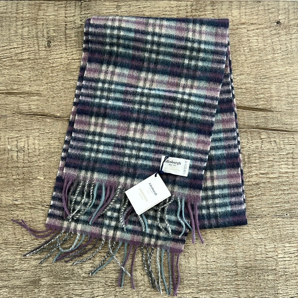 Edinburgh 100% lambs wool scarf